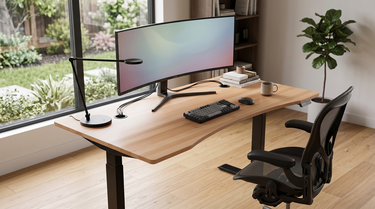 Solid Beech Desk Table Top – The Canadian Table Company