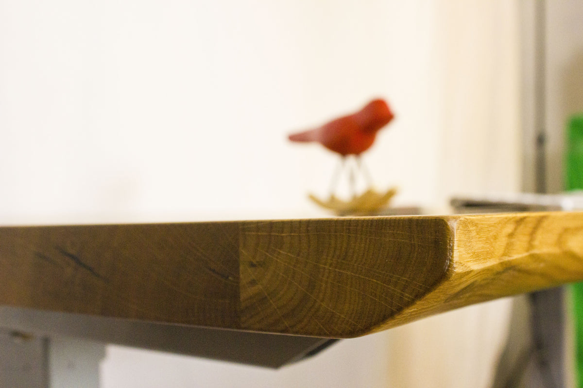 Solid Oak Live Edge Table – The Canadian Table Company
