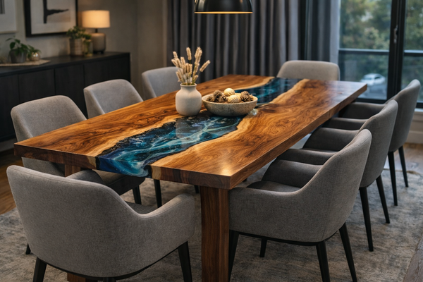 River Tables: Why They’re the New Centrepiece of Modern Homes – The ...