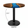 Round River Resin Epoxy Tabletop (Custom Order)