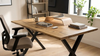 Solid Oak Live Edge Table